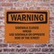 Signmission Sidewalk Closed Ahead Use Sidewalk On Opposite OSHA Warning Sign, Plastic, 10in W x 7in L, 2PK OS-2PACK-WS-P-710-L-12398 - alternate 7